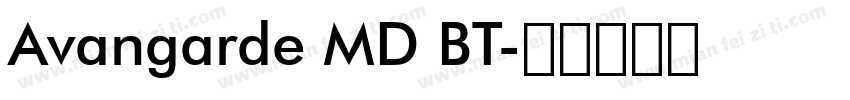 Avangarde MD BT字体转换